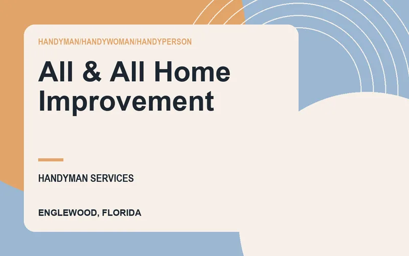 All & All Home Improvement in Englewood, Florida