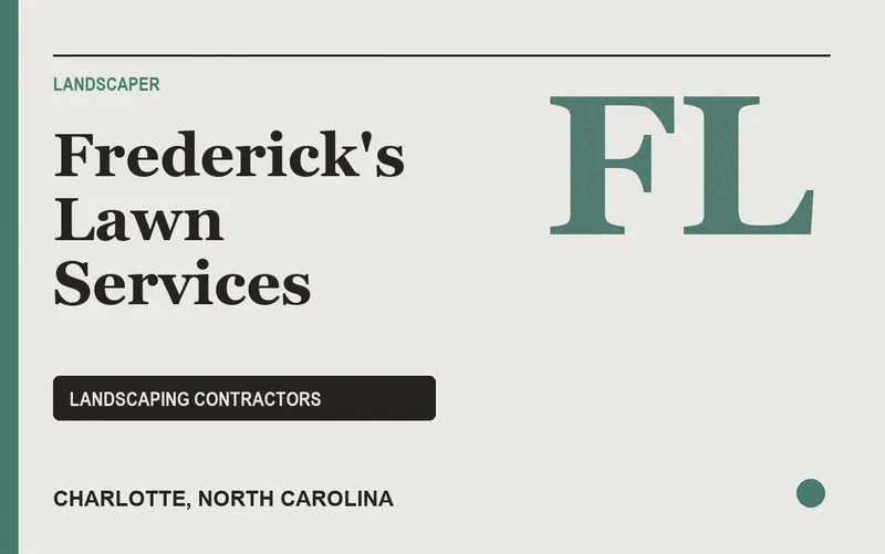 Frederick's Lawn Services in Charlotte, North Carolina