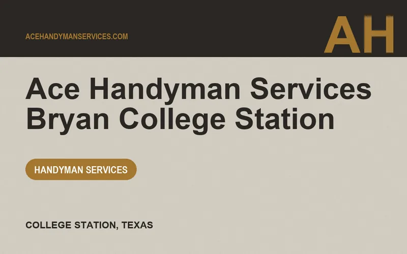 Ace Handyman Services Bryan College Station in College Station, Texas
