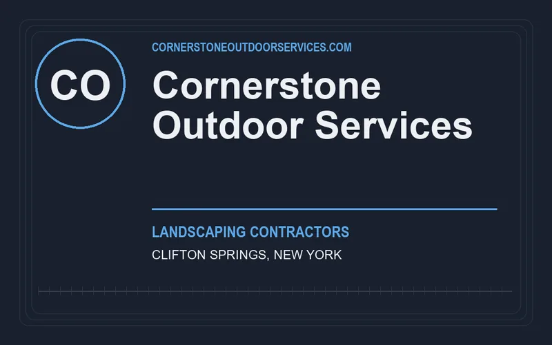 Cornerstone Outdoor Services in Clifton Springs, New York