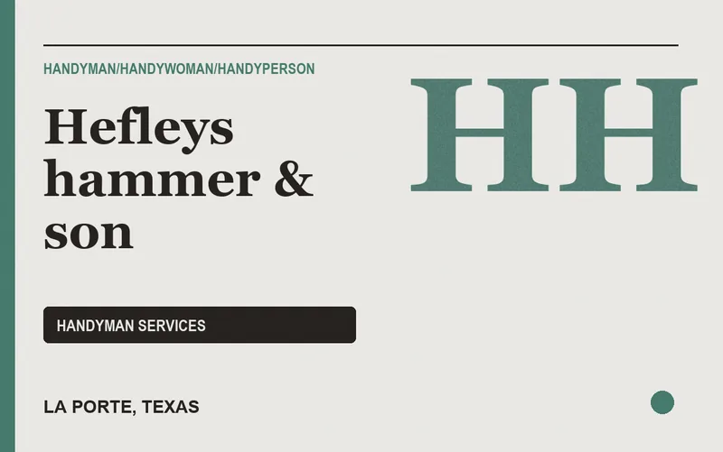 Hefleys hammer & son in La Porte, Texas