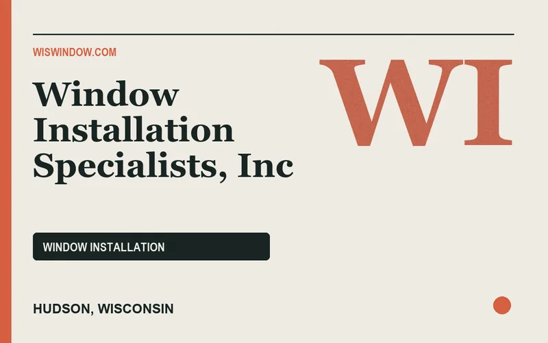 Window Installation Specialists, Inc in Hudson, Wisconsin