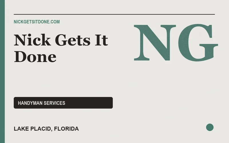 Nick Gets It Done in Lake Placid, Florida