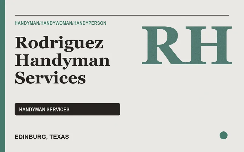 Rodriguez Handyman Services in Edinburg, Texas