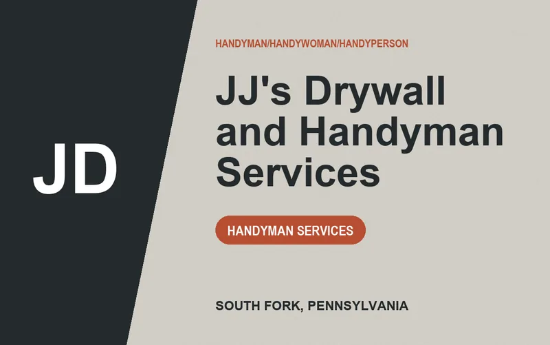 JJ's Drywall and Handyman Services in South Fork, Pennsylvania