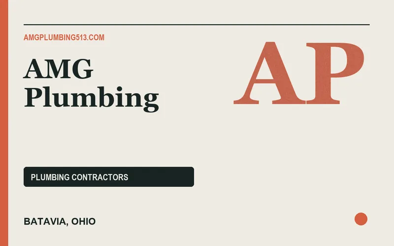 AMG Plumbing in Batavia, Ohio
