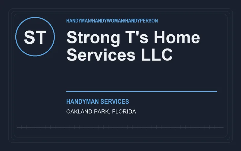 Strong T's Home Services Llc in Oakland Park, Florida