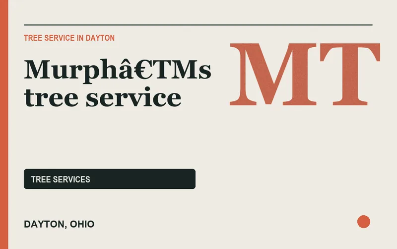Murphâ€TMs tree service in Dayton, Ohio