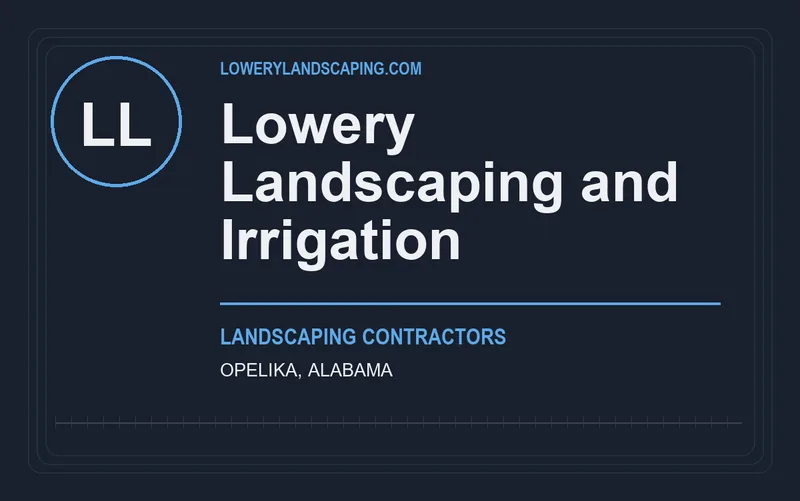 Lowery Landscaping and Irrigation in Opelika, Alabama