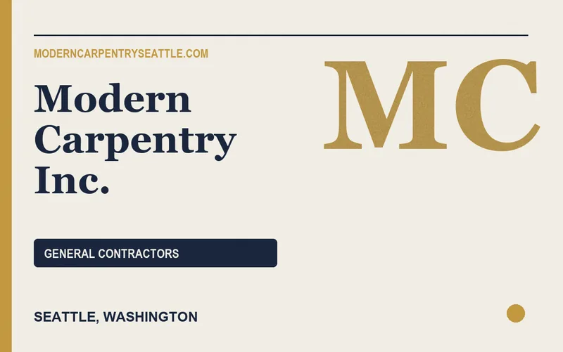 Modern Carpentry Inc. in Seattle, Washington