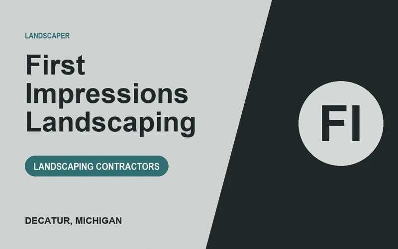 First Impressions Landscaping in Decatur, Michigan