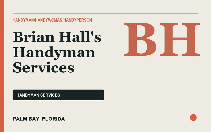 Brian Hall's Handyman Services in Palm Bay, Florida