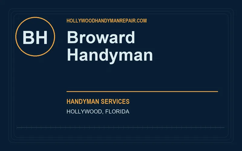 Broward Handyman in Hollywood, Florida