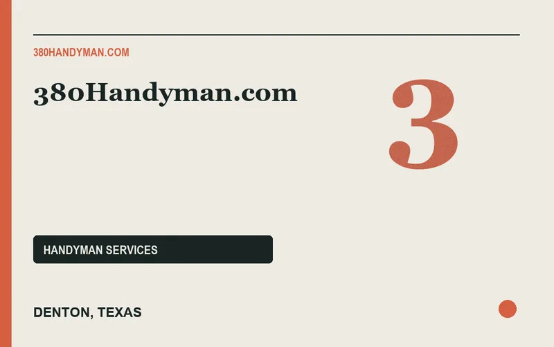 380Handyman.com in Denton, Texas