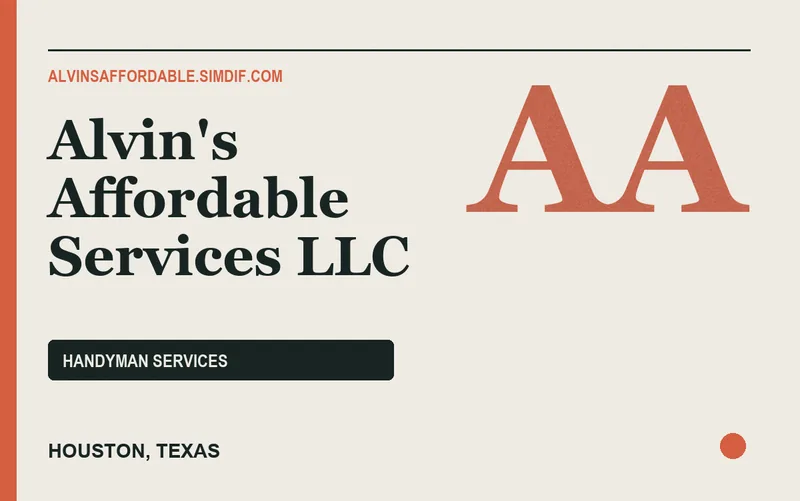 Alvin's Affordable Services LLC in Houston, Texas