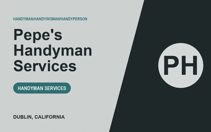 Pepe's Handyman Services in Dublin, California