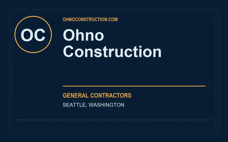 Ohno Construction in Seattle, Washington