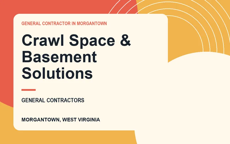 Crawl Space & Basement Solutions in Morgantown, West Virginia