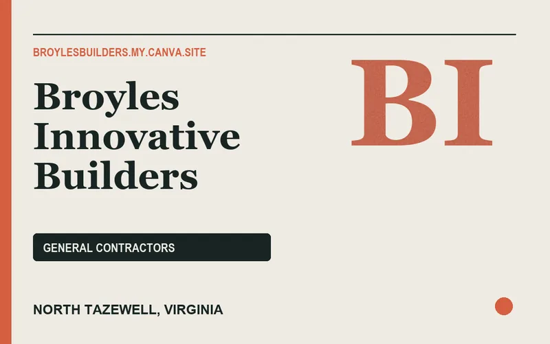 Broyles Innovative Builders in North Tazewell, Virginia