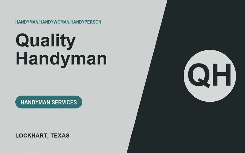 Quality Handyman in Lockhart, Texas