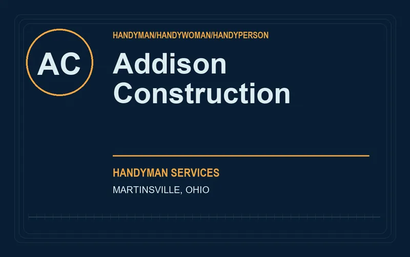 Addison Construction in Martinsville, Ohio