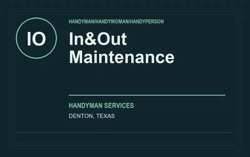 In&Out Maintenance in Denton, Texas