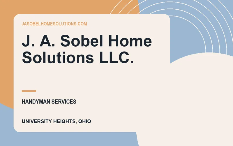 J. A. Sobel Home Solutions L.L.C. in University Heights, Ohio