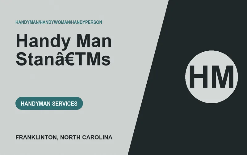 Handy Man Stanâ€TMs in Franklinton, North Carolina