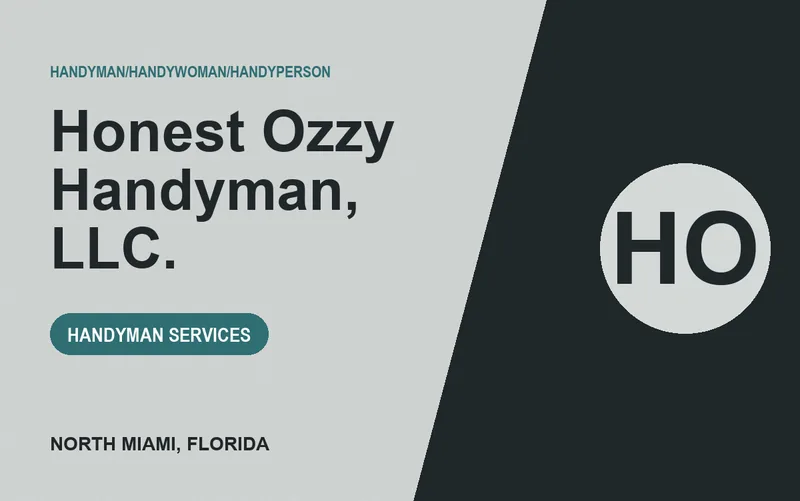 Honest Ozzy Handyman, LLC. in North Miami, Florida