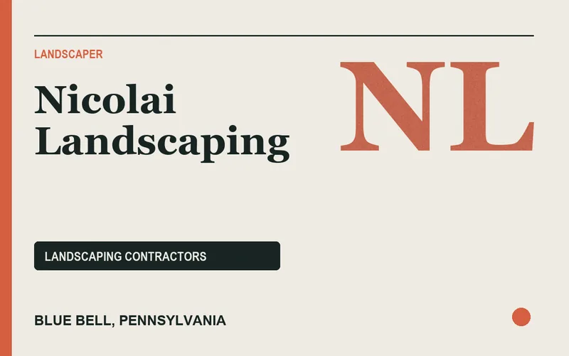 Nicolai Landscaping in Blue Bell, Pennsylvania