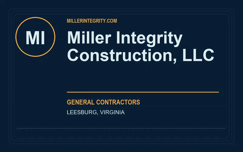 Miller Integrity Construction, llc in Leesburg, Virginia