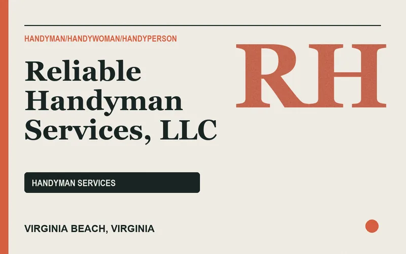 Reliable Handyman Services, LLC in Virginia Beach, Virginia