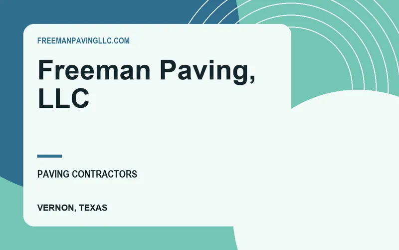 Freeman Paving, LLC in Vernon, Texas