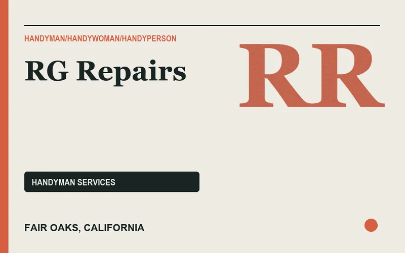 RG Repairs in Fair Oaks, California