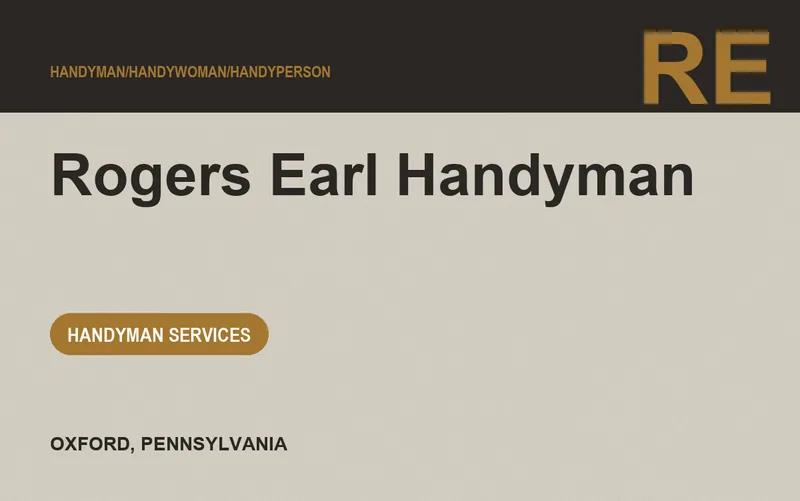 Rogers Earl Handyman in Oxford, Pennsylvania