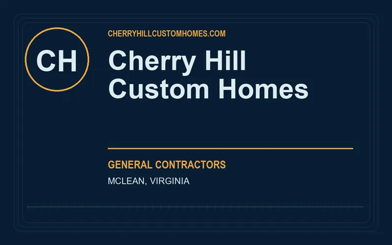Cherry Hill Custom Homes in McLean, Virginia