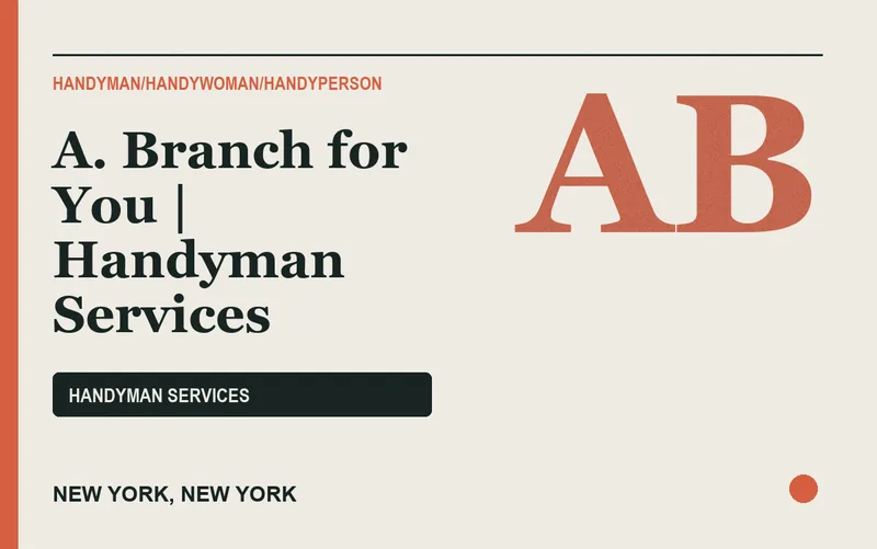 A. Branch for You | Handyman Services in New York, New York