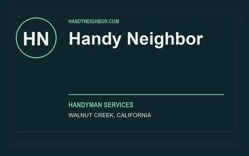 Handy Neighbor in Walnut Creek, California