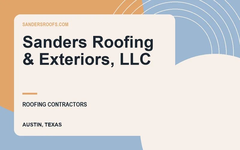 Sanders Roofing & Exteriors, LLC in Austin, Texas