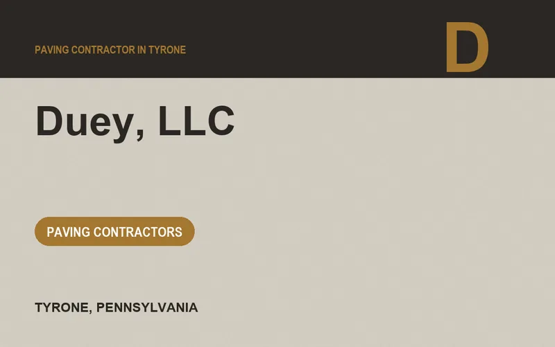 Duey, LLC in Tyrone, Pennsylvania