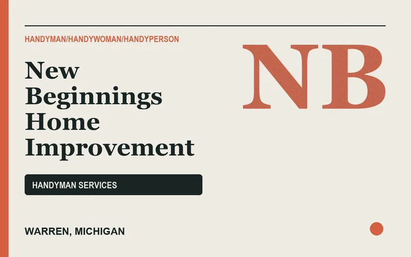 New Beginnings Home Improvement in Warren, Michigan