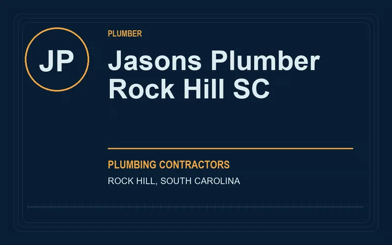 Jasons Plumber Rock Hill SC in Rock Hill, South Carolina