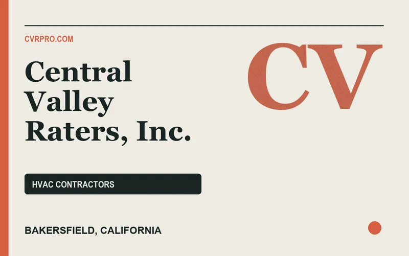 Central Valley Raters, Inc. in Bakersfield, California