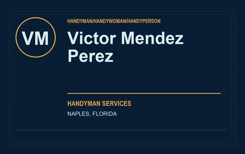 Victor Mendez Perez in Naples, Florida