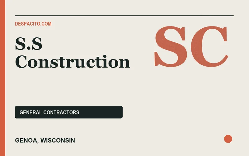 S.S Construction in Genoa, Wisconsin