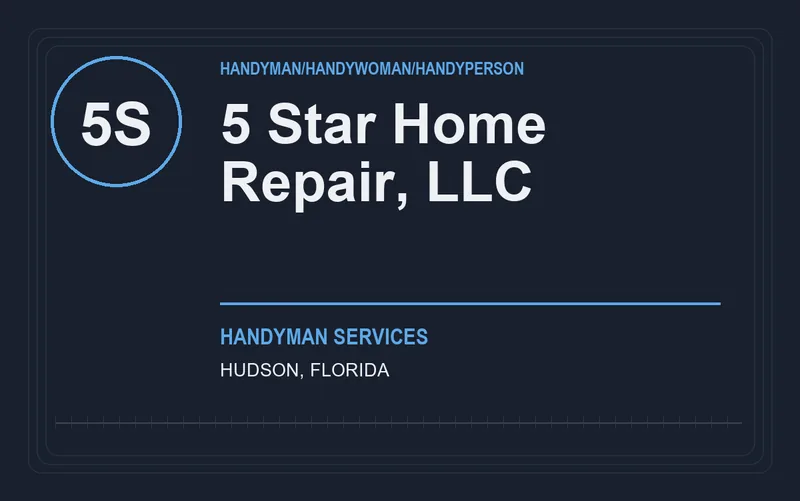 5 Star Home Repair, LLC in Hudson, Florida