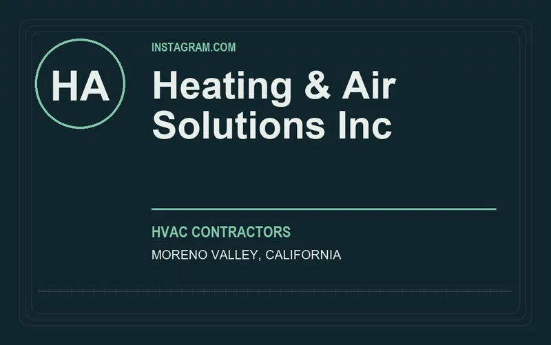 Heating & Air Solutions Inc in Moreno Valley, California