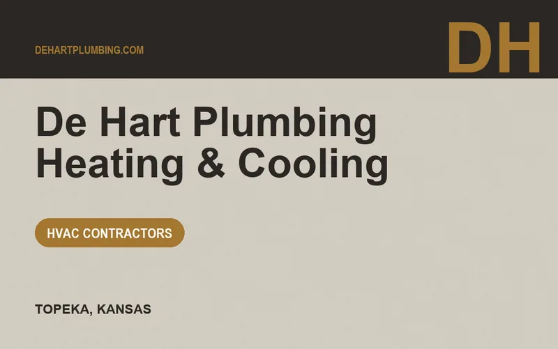 De Hart Plumbing Heating & Cooling in Topeka, Kansas