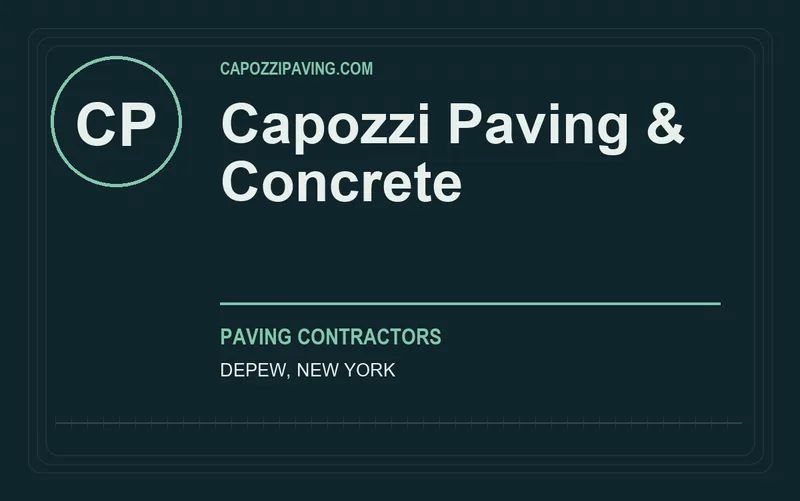Capozzi Paving & Concrete in Depew, New York