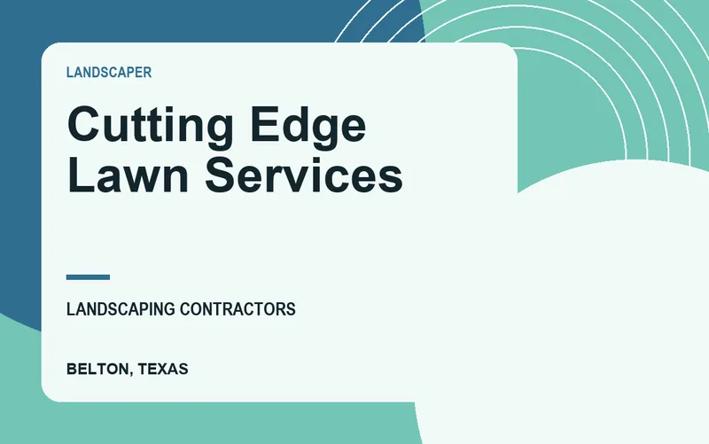 Cutting Edge Lawn Services in Belton, Texas
